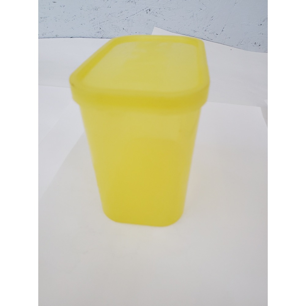 SPAM Brand Yellow Plastic Reusable Food Storage Container with Lid Made in USA - Picture 6 of 14
